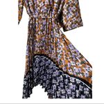 Eloquii NEW  Women’s Multi Color Mixed Print Dress with Pleated Skirt Sz 24. Photo 6