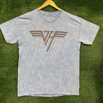 Van Halen World Tour 1984 Rock Band Mineral Wash T-Shirt Size Large Photo 0