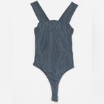 Blue Metallic Shimmer Bodysuit Photo 1