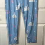 Disney  Light Blue Castle Print Leggings Photo 6