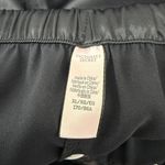 Victoria's Secret Victoria’s Secret Black Satin Sleep Shorts Ruffle Womens Xlarge Photo 2