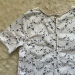 Current/Elliott Dress The Fray Edge Shift Mini Sugar Viney Floral White Blue 3 Photo 5