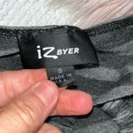 Iz Byer Batwing Dolman Sleeve Gray Top Striped Blousey Womens Small Photo 7