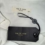 Rag and Bone  White Tie Shirt Photo 7