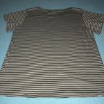Dance & Marvel cutout chest striped top slinky short sleeve stretchy NEW size S Photo 2