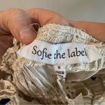 NWT Sofie the Label Claire Dress Gold Jacquard Velvet Straps Size Small Photo 14