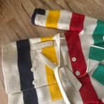 Pendleton  x HUDSON'S BAY | Vintage Wool Coat Jacket Red Yellow Navy Green | XL Photo 4