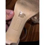 Style & Co Style Co Phillyis Sz 9 Two-Piece San White Sparkle Rhinestones Glitter Heel Pump Photo 8