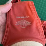 Summersalt  Women 6 Burnt Orange The Plunge Bikini Top Built in Soft Cups Photo 6