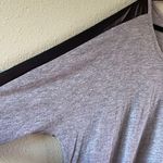 Old Navy  tee gray 3x shirt sleeve leather stripe Photo 3