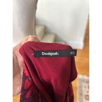 Desigual  Red Floral Paisley Mosaic Print Asymmetric Shift Dress Photo 6