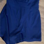 Adelyn Rae  blue v neck tapered skirt romper keyhole back medium Photo 1