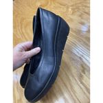 Fly London Wedge Women 8.5 Black Leather Slip-On Round Toe Casual Wear S64 Photo 1