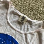 Comfort Colors NASA Style Tank Top TXBB EUC White Blue Men’s Unisex Size Small Photo 2