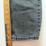 BDG  Urban Outfitters Mom High Rise Relaxed Fit Black Distressed Hem Jeans Sz 28 Photo 5