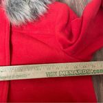 J.Crew Vail Chateau Parka Stadium Cloth Wool Faux Fur Trim Red Sz 6 ($375) Photo 6