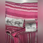 kim rogers Kim‎ Rogers set 2 pink/ blue striped cotton capris 10 Photo 5