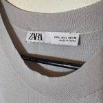 ZARA  Gray Sleeveless Knit Tank Top Casual Everyday Basic Layering Size Large‎ Photo 3