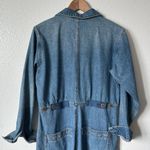 Free People M Denim Jumpsuit with Button Front Photo 6