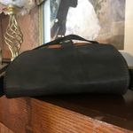 EL CEIBO HANDCRAFTED TAN SUEDE AND BLACK LEATHER CROSSBODY MESSENGER BAG Brown Photo 9