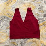 Calvin Klein  Red v neck bra size medium Photo 1