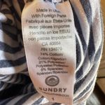 Sundry  by Anthropologie Striped Sleeveless Racerback Ruched Skirt Mini Dress Photo 2