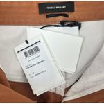 Isabel Marant  Lirokae Herringbone High Rise Pleated Jeans Terracotta FR 36 US 4 Photo 8