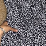 Rebecca Taylor La Vie Willow Bud Prairie Cottagecore Midi Dress Large Photo 6