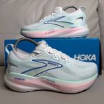 Brooks Glycerin 22 White Limpet Blue Athletic Running Shoes Women's Size 7.5D Photo 0