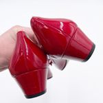 Salvatore Ferragamo Vintage  Boutique Red Patent Leather Vara Bow Pumps 9.5 AAA Photo 7