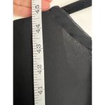 Black Embroidered Kurta Dress Long Sleeve Sheer Sleeve Elegant Special Occasion Black Photo 4