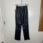 Bardot  Black High Rise Faux Leather Pants Photo 2