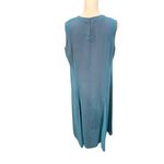 New Nazila Couture Teal Sleeveless Tunic Dress, Size L Blue Size L Photo 2