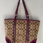 Coach Vintage Signature C Beaded Tote Bag, Early 90's Y2K Photo 0