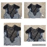 Foreign Exchange New  cocolove striped lace dress S Photo 12