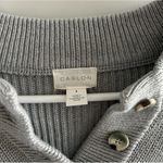 Caslon  Half Button Pima Cotton Blend Sweater Photo 2