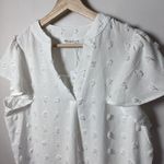 Fantaslook Blouse Womens M White V Photo 5