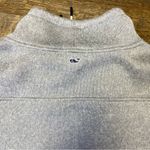 Vineyard Vines Womens Medium Gray Mock Cowl Neck Pullover Fleece Sweatshirt Photo 9