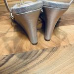 David's Bridal  Metallic Strappy Heels Photo 1