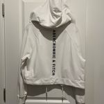 Abercrombie & Fitch A&F logo white zipper hoodie jacket Photo 1