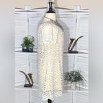 Vintage Y2K Cream Lace Midi Dress Large Photo 2