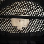 Loft Ann Taylor  herringbone double breasted short wool blend peacoat Sz MP Photo 4
