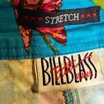 Bill Blass Vintage‎  capri pants women’s tropical pineapple Floral print Stretch Photo 2