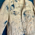 Free People Tye Dye Jean Jacket Photo 6