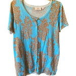 Quacker Factory  Embellished‎ Cardigan Sweater Small Short Sleeve Photo 0
