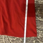 Hutch  Women’s Size XS Red Orange Tie Front Fit & Flare Crepe Mini Dress Photo 8