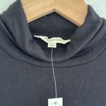 Madewell Wool-Blend Turtleneck Long-Sleeve Tee in Jet Black, Size X-Small Photo 5