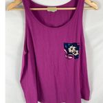 Vera Bradley  Purple Pocket Tank Size Large Photo 0