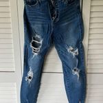 Wax Jean Women's Distressed Blue Jeans Photo 0