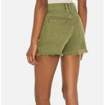 Free People WE THE FREE Free‎ People Makai Cutoff Shorts Khaki Green Distressed Raw Hem 27 Photo 1